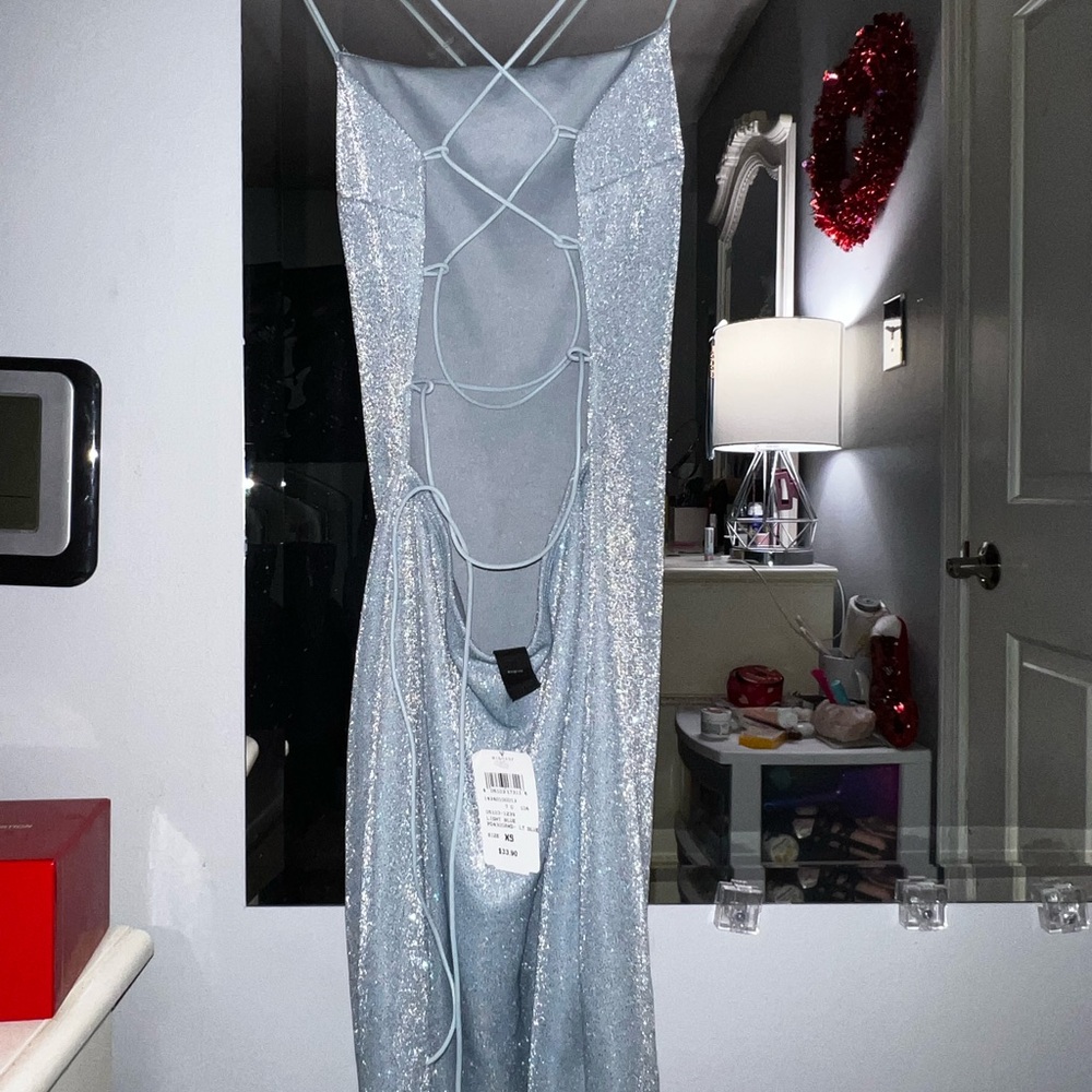 Windsor Baby Blue mini dress